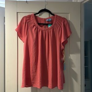 Cece ladies peach top size XL NWT